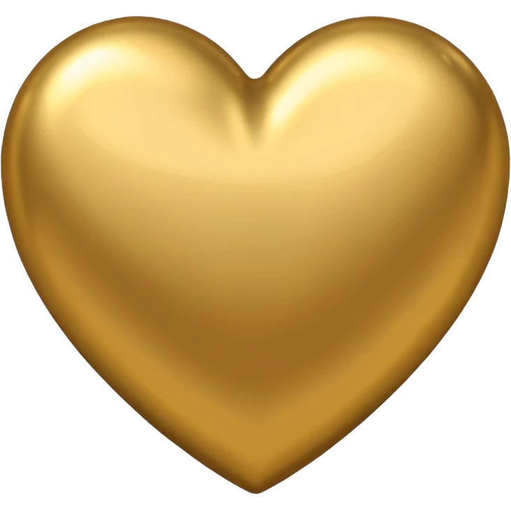gold heart emoji emoji