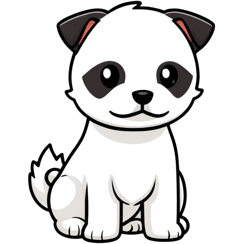 confused little white terrier emoji