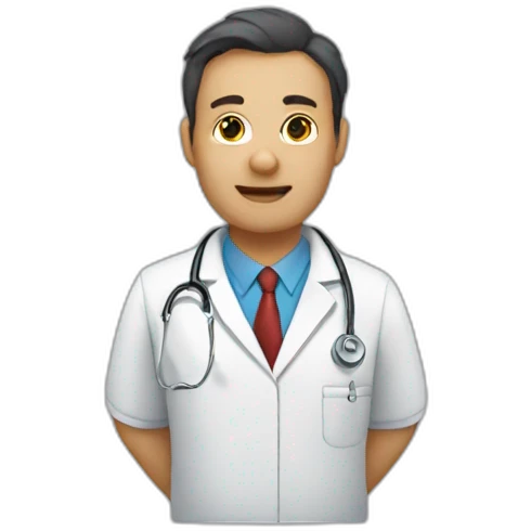 Infirmier chauve emoji