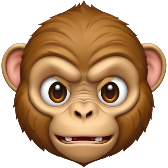 angry monkey face emoji