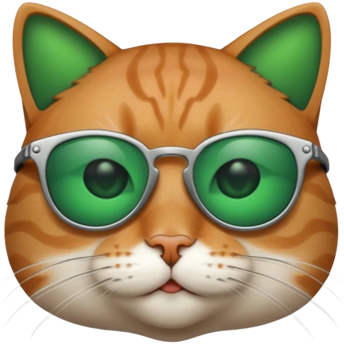 Cat with sunglassesw emoji