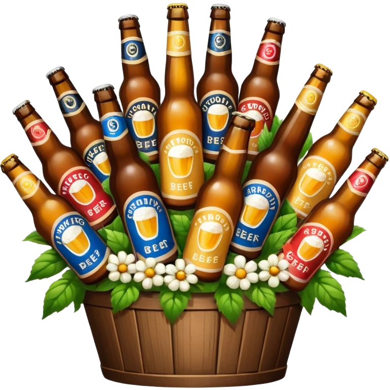 a beer bouquet emoji