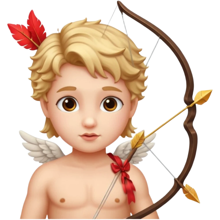 Cupid with a bow emoji