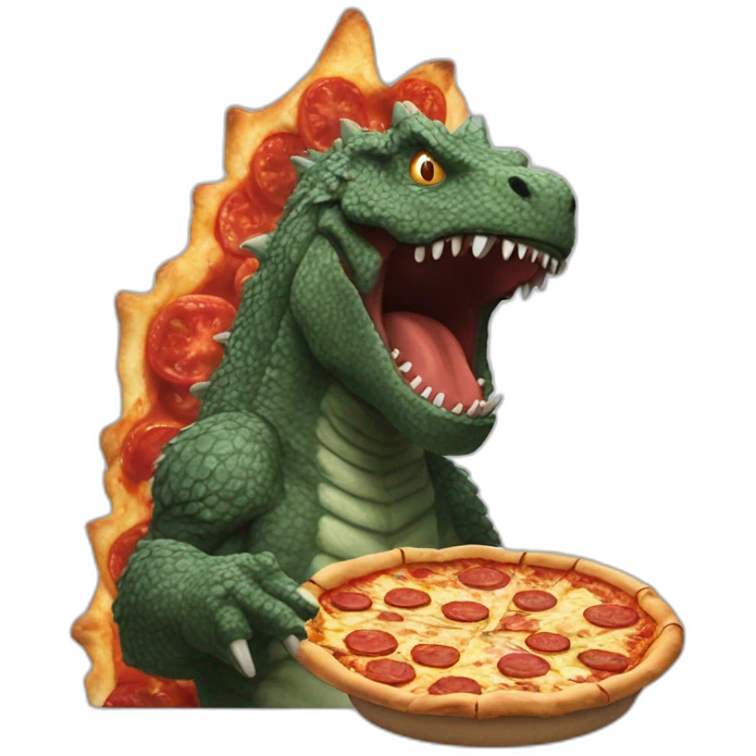 italian pizza godzilla emoji