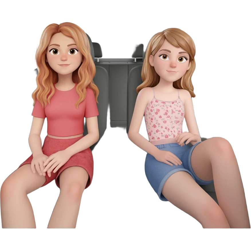 a pretty big SUV, spacious enough to fit several girls in the backseat. emoji