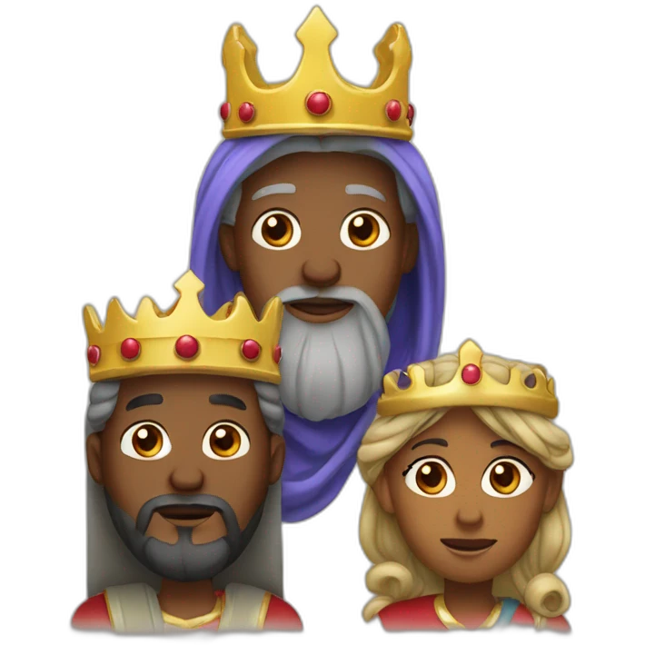 the three kings chritsmas emoji
