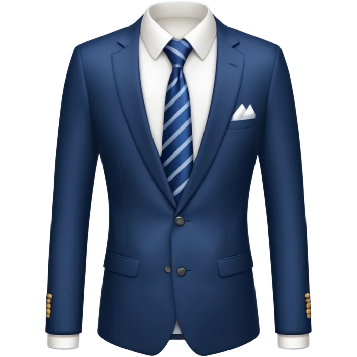suit with a necktie emoji