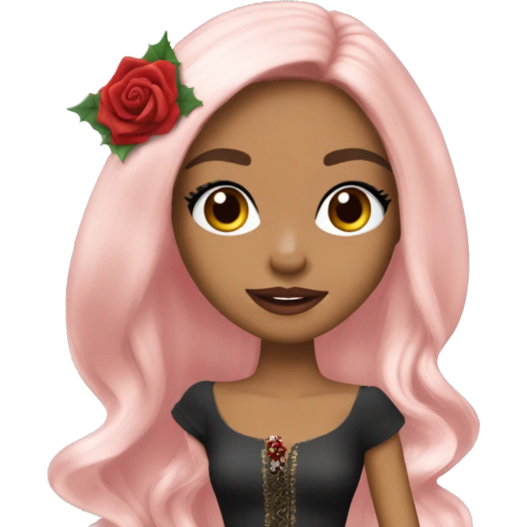 Bratz rose Noël  emoji