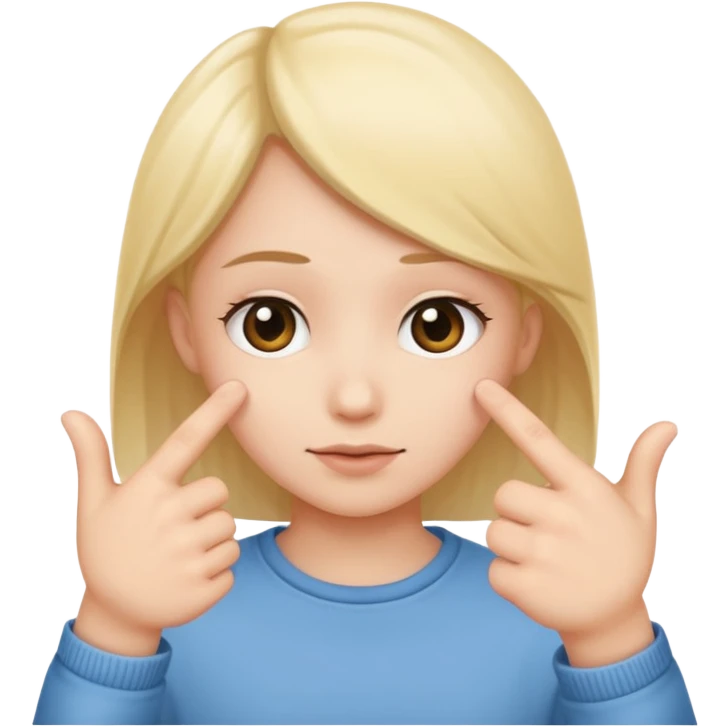 shy guy with fingers pointing at each other  emoji