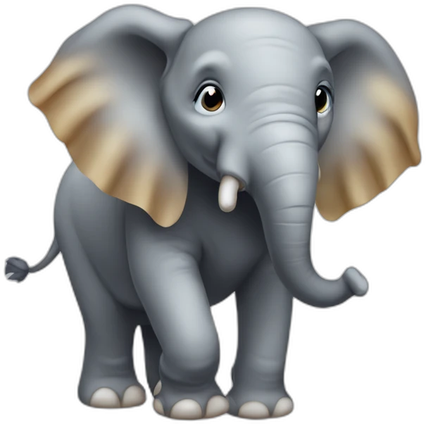 Elefant on acation emoji