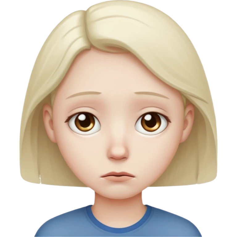 A suicidal person emoji