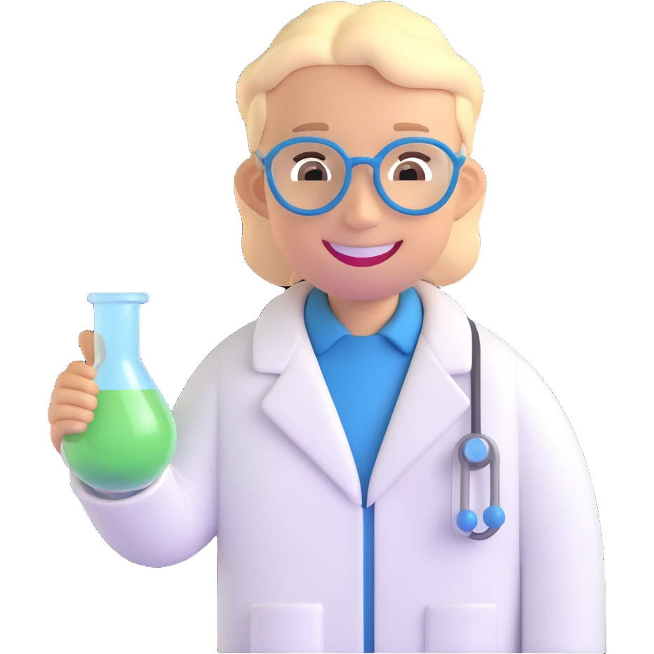 smile scientist emoji