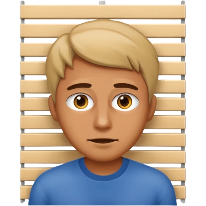 Male hiding behind blinds cuck emoji