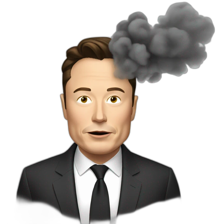 Elon musk podcast smoke emoji