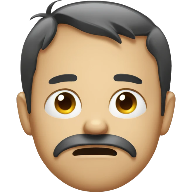 Tired face emoji