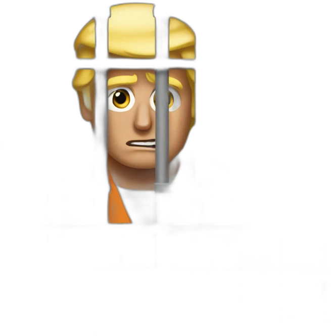 Donald trump in jail emoji