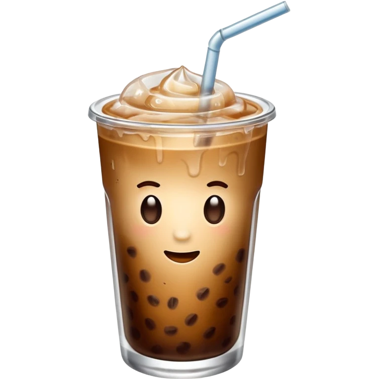 Iced coffee emoji