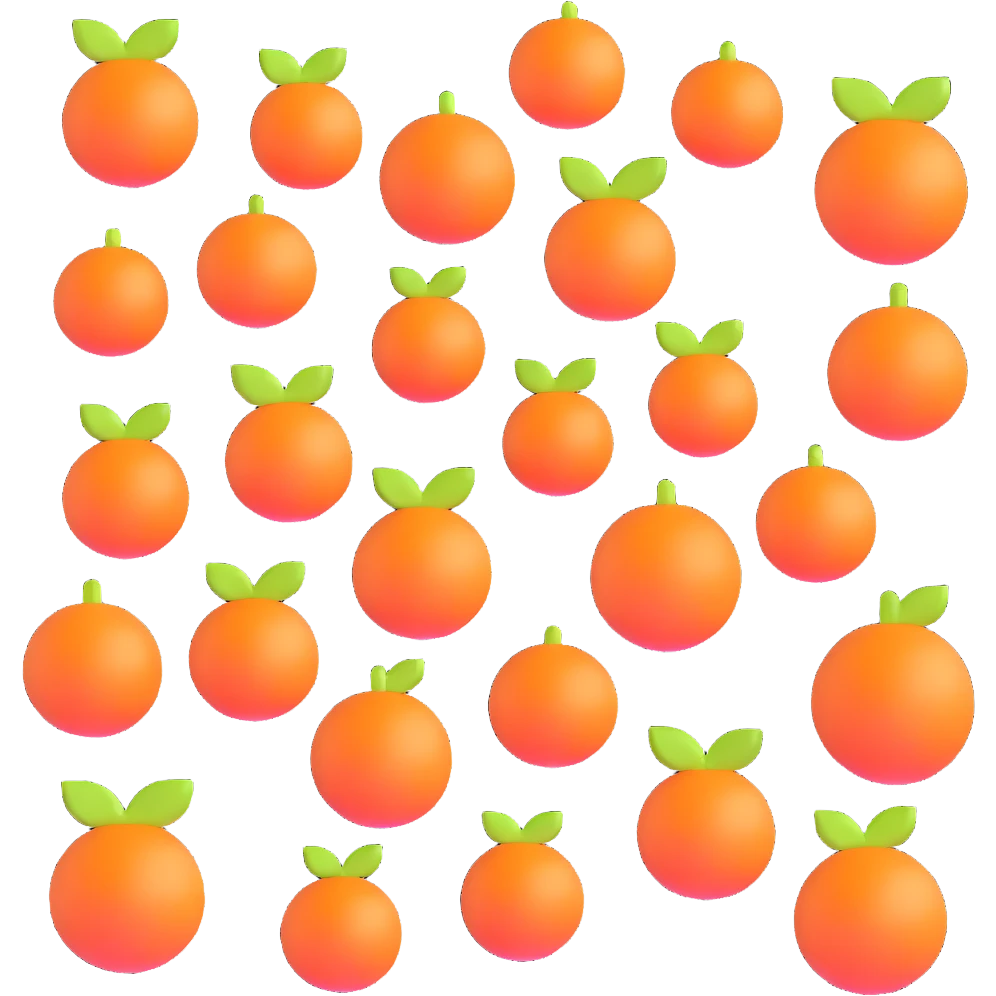 tangerine emoji
