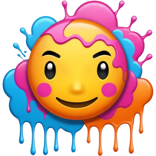 Сделай граффити, надпись "CNS" emoji