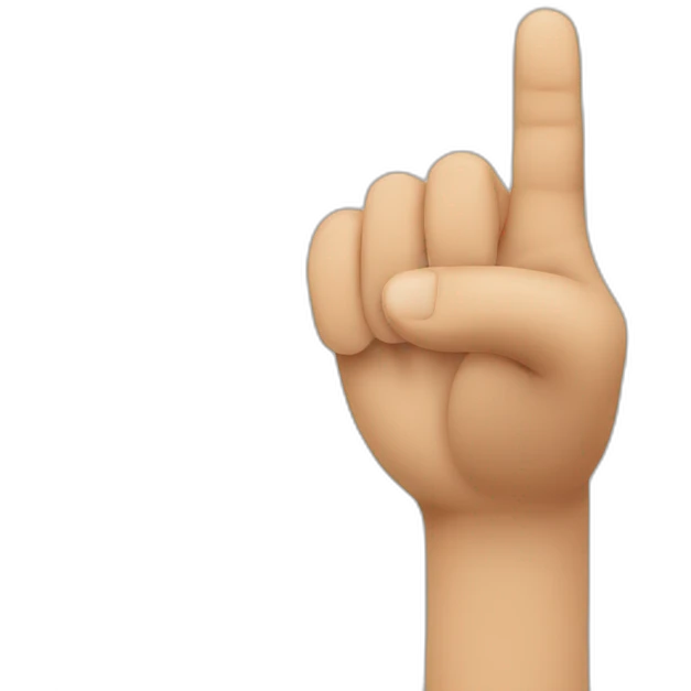 finger pointing at me emoji
