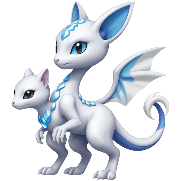 Meloetta-Mewtwo-Reshiram-Pokémon-Fakémon-fusion-hybrid-creature emoji