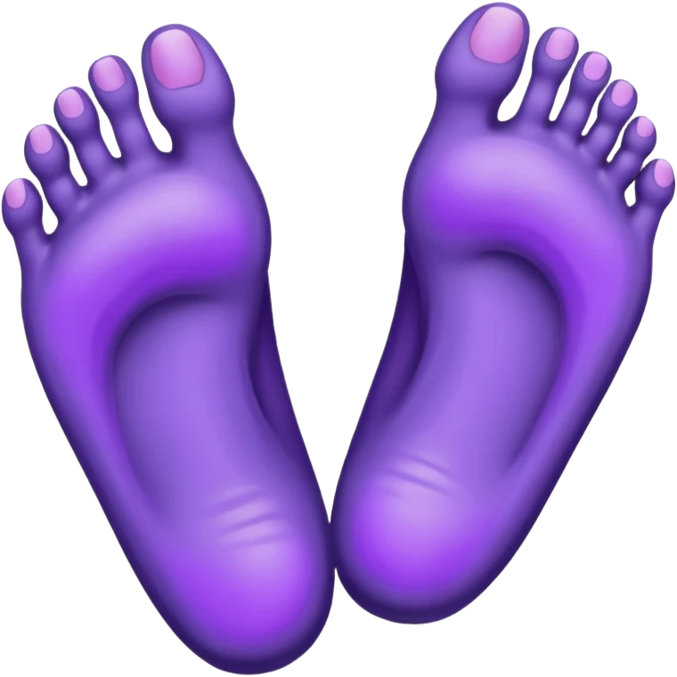 bruised feet emoji