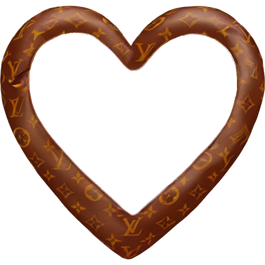 louis vuitton heart emoji
