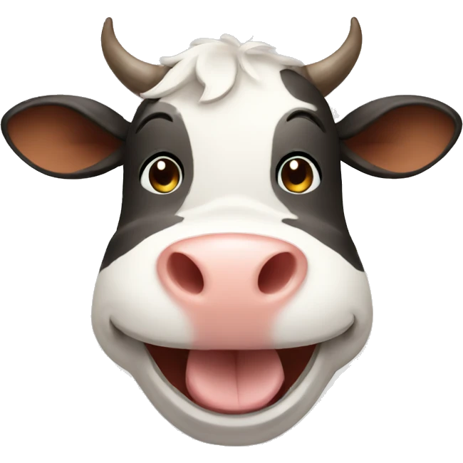 Cow smiling  emoji