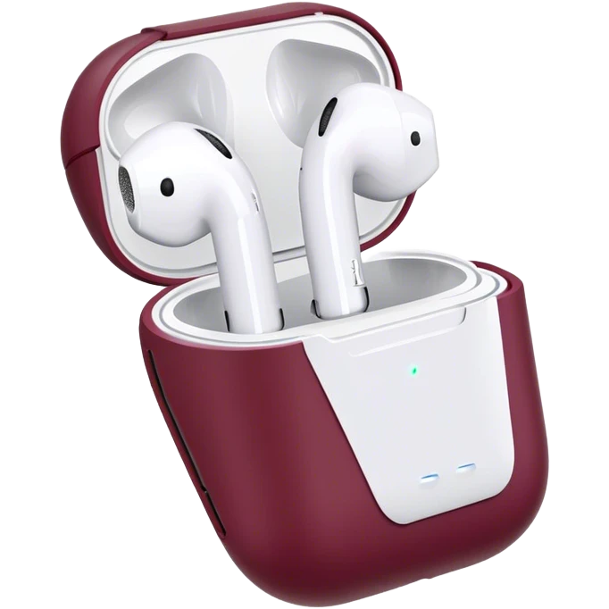 airpods burgundy emoji