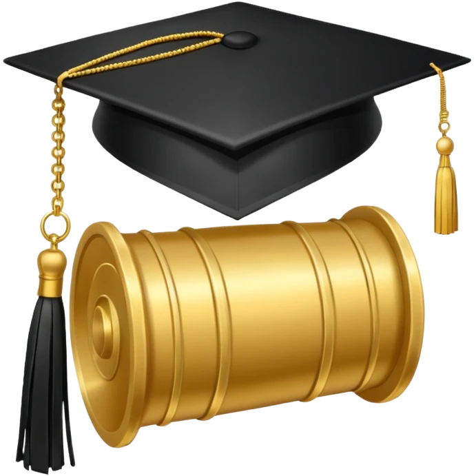 master's degree emoji