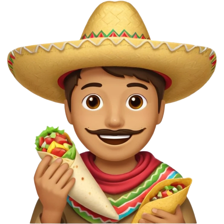 resting burrito face emoji