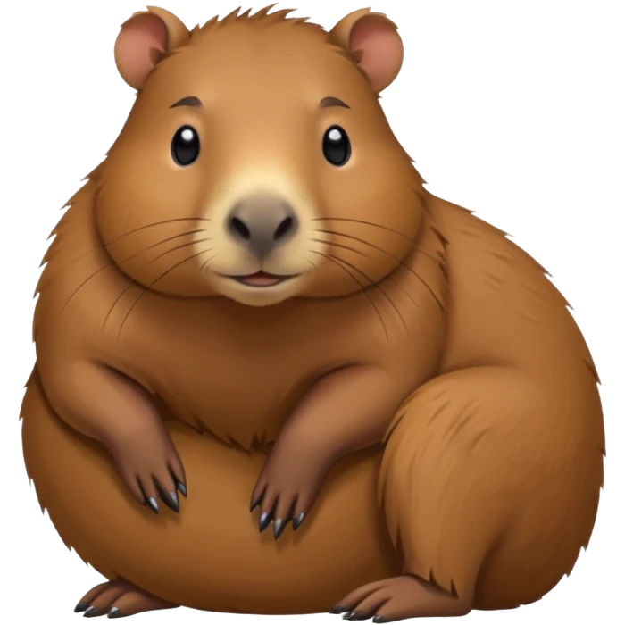 un capybara sous le charme  emoji