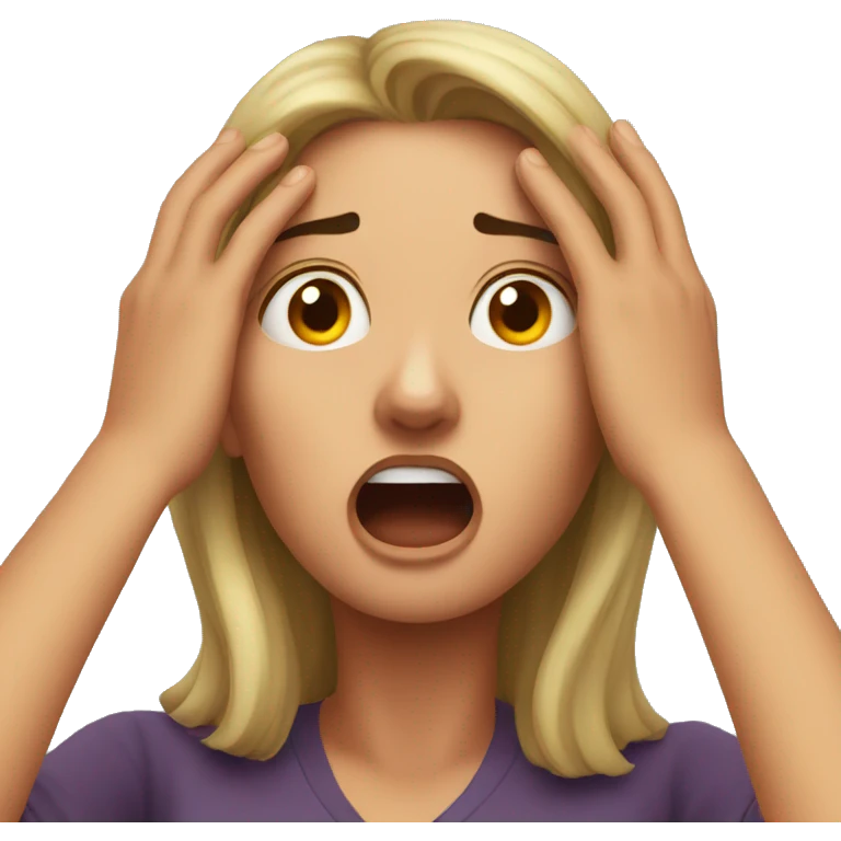 Frightened Woman  emoji