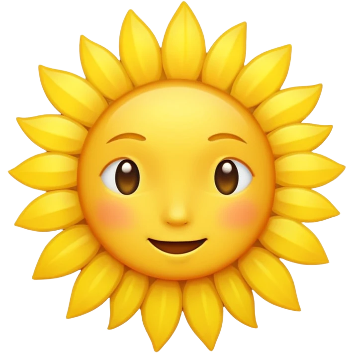 Sunshine emoji