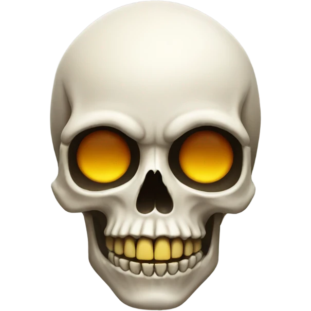 Skull with emoji emoji