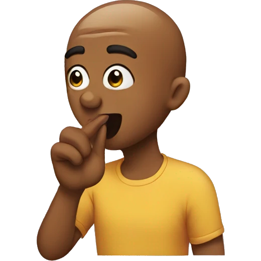 Blowing a kiss emoji