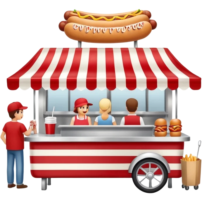 Puesto de perros calientes  emoji