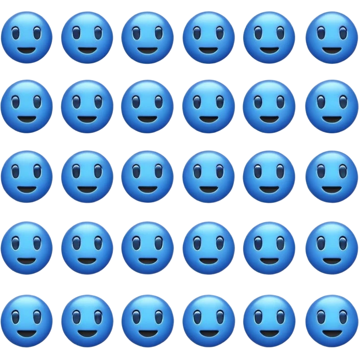 blue emoji jooby emoji