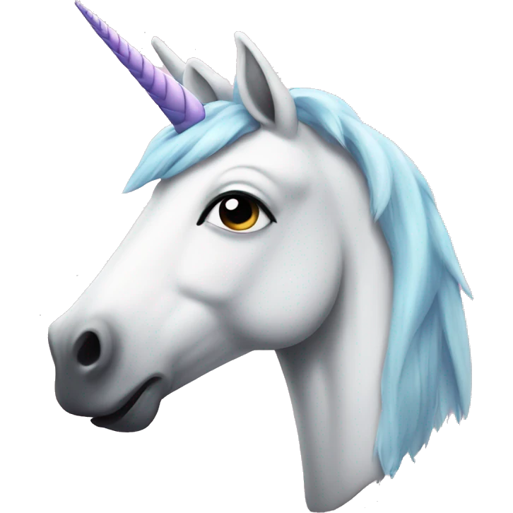 A unicorn emoji