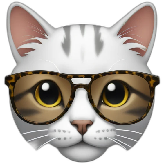 Nike fashionable cat emoji