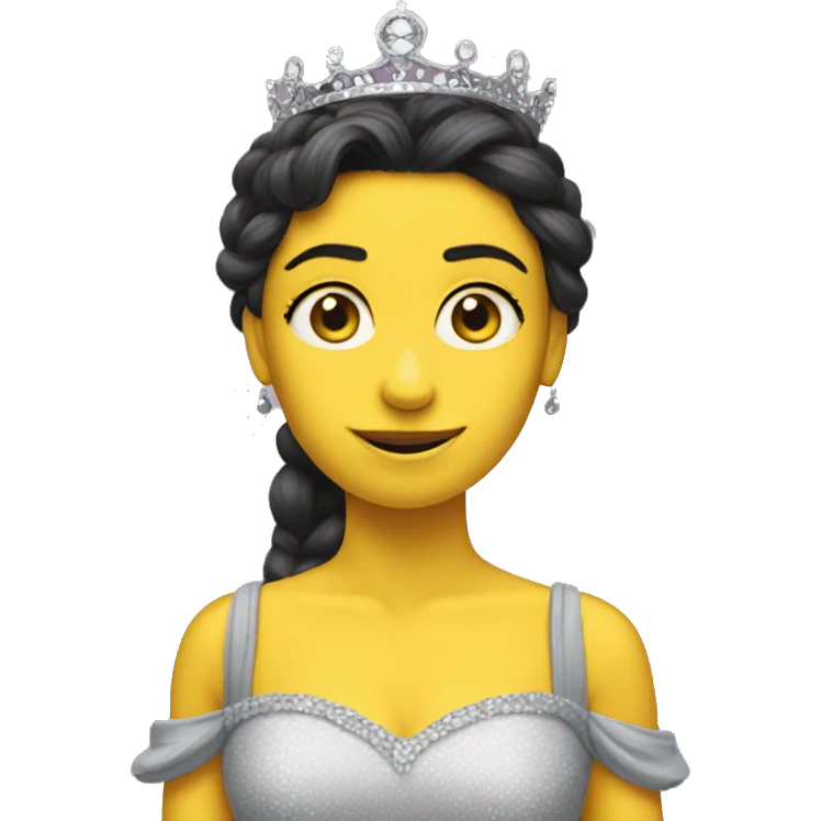 Um minion vestido de princesa emoji