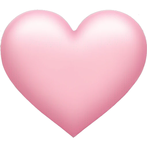 light pink heart emoji
