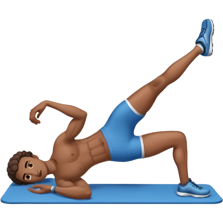 fitness activity curl ups emoji