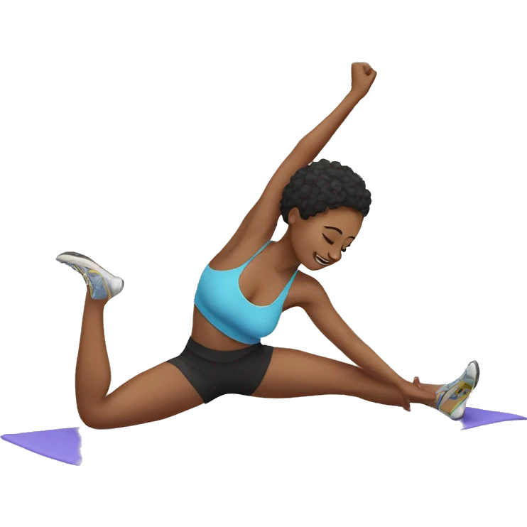 stretching after gym emoji