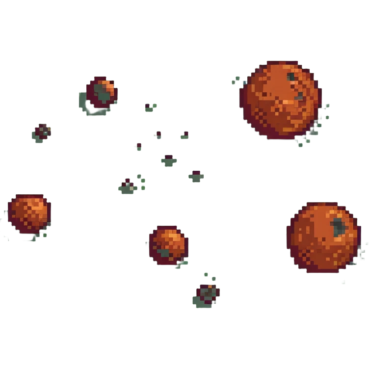 Mars with craters emoji