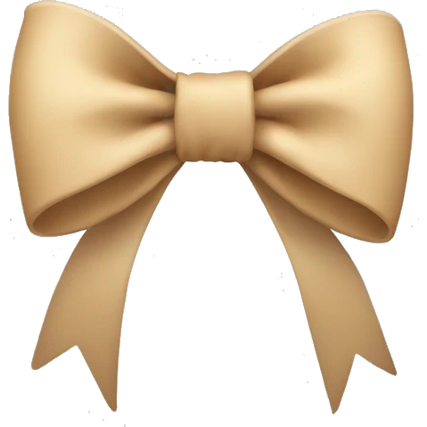 Baige bow emoji