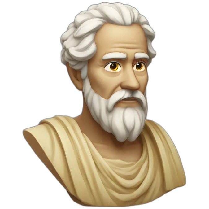 wise man bust emoji