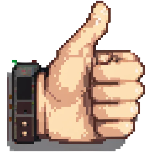 thumbs up classic look emoji