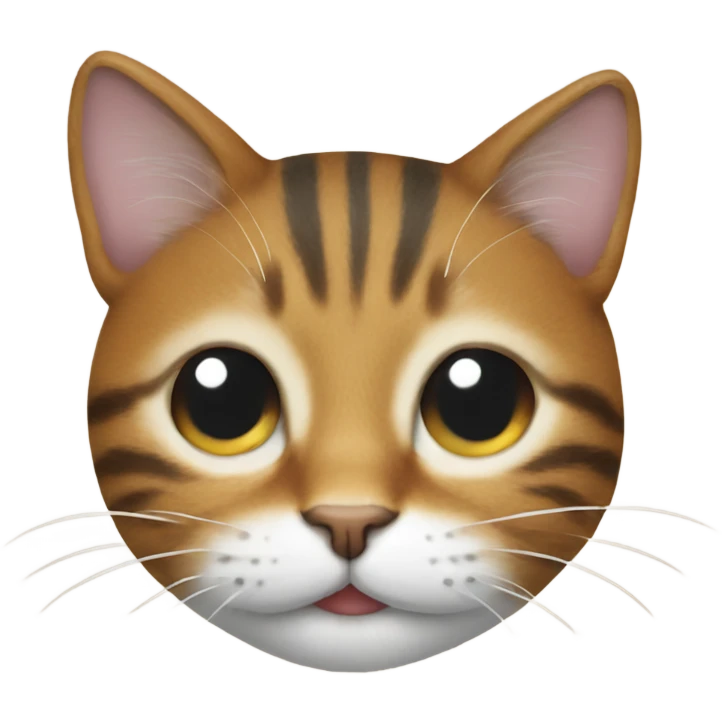 smile face with a cat on the head emoji