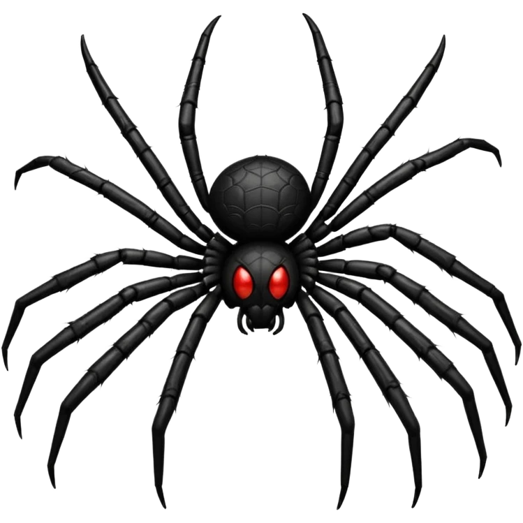 Make a spider crawling emoji